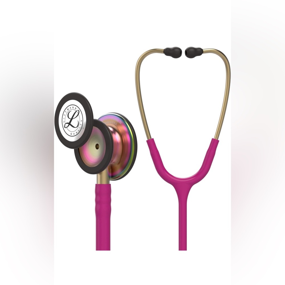3M Littmann Classic III Monitoring Stethoscope, Raspberry Tube
